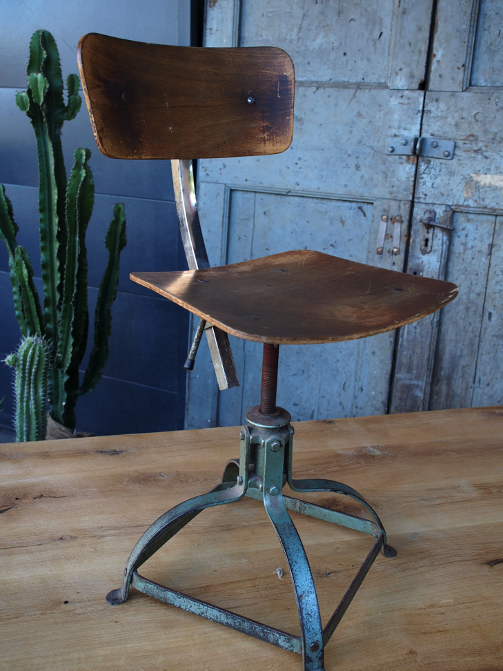 chaise atelier bienaise basse dans leur jus metal et bois – Image 4