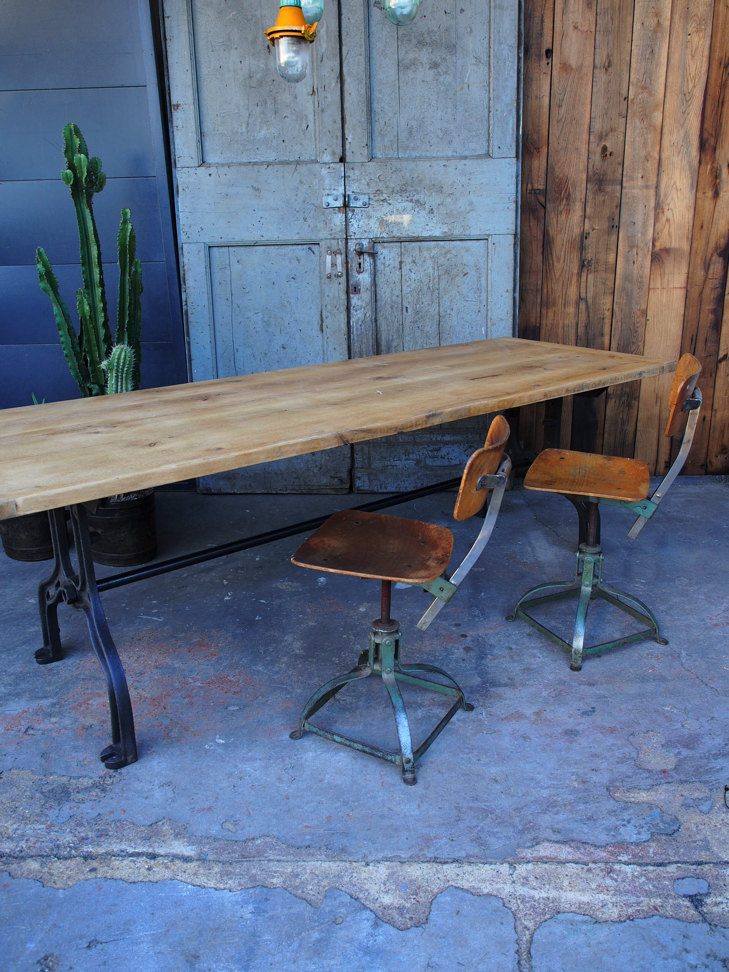 chaise atelier bienaise basse dans leur jus metal et bois – Image 9