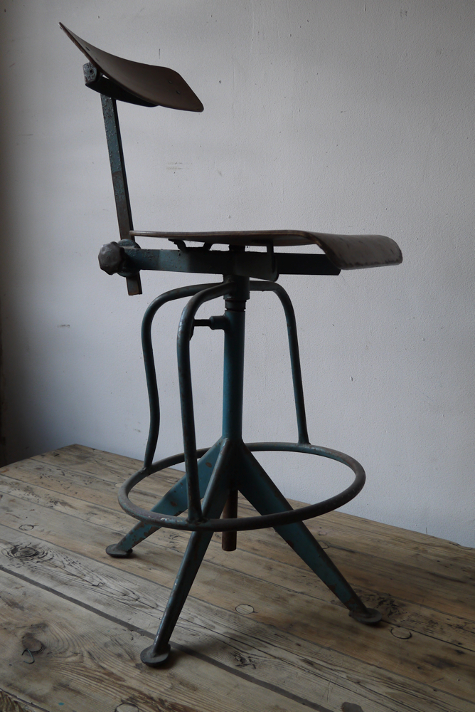 chaise haute atelier industrielle JEAN PROUVE – Image 9