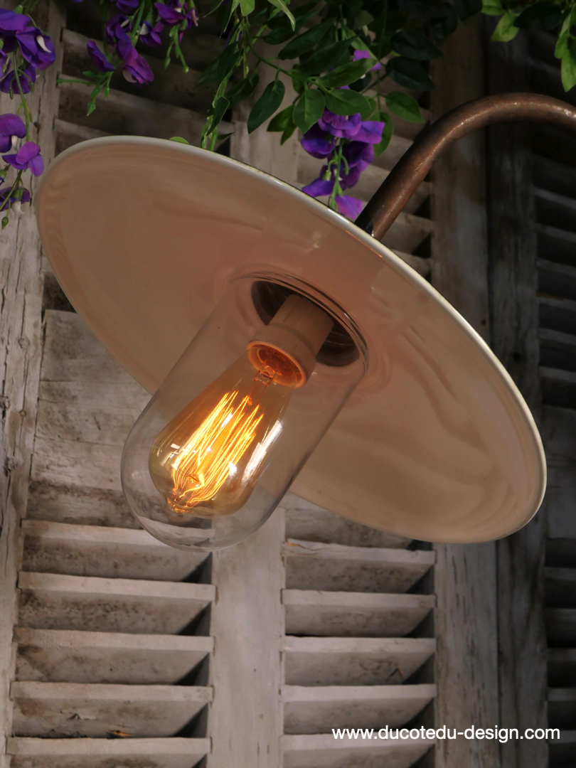 col de cygne applique lampe de cour traditionnelle tres grand exterieur – Image 11