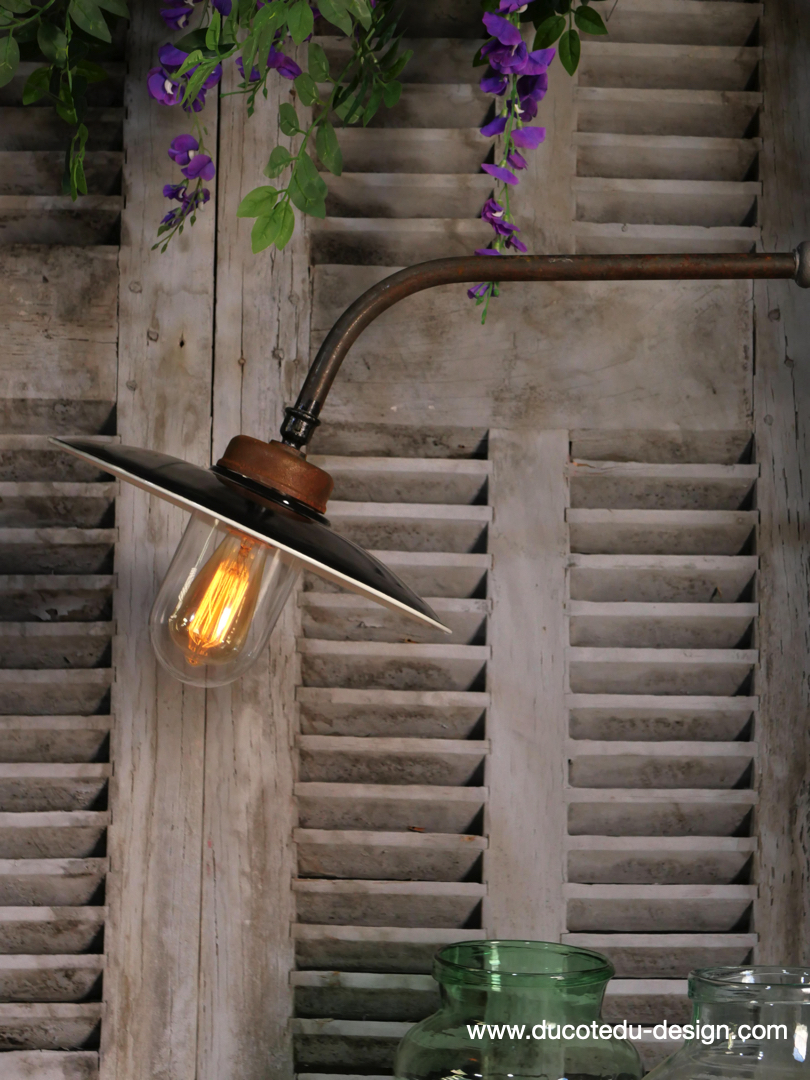 col de cygne applique lampe de cour traditionnelle tres grand exterieur – Image 4