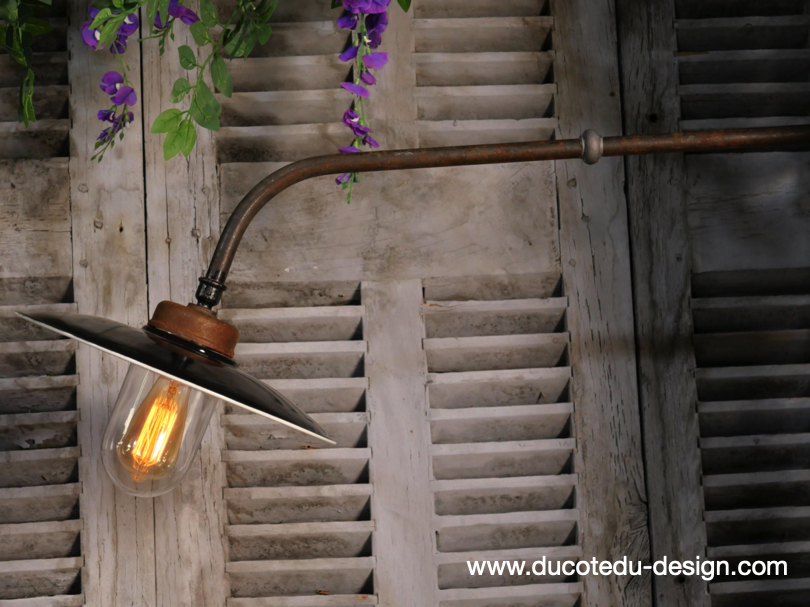 col de cygne applique lampe de cour traditionnelle tres grand exterieur – Image 5