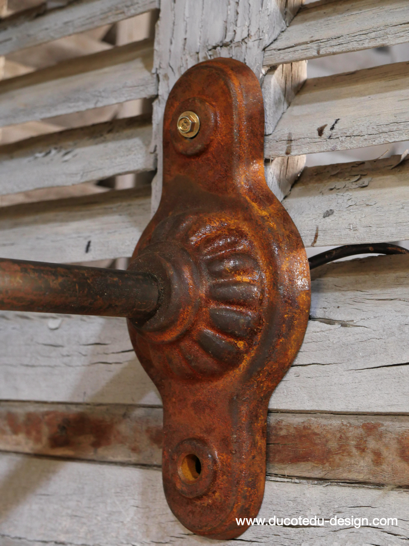 col de cygne applique lampe de cour traditionnelle tres grand exterieur – Image 7