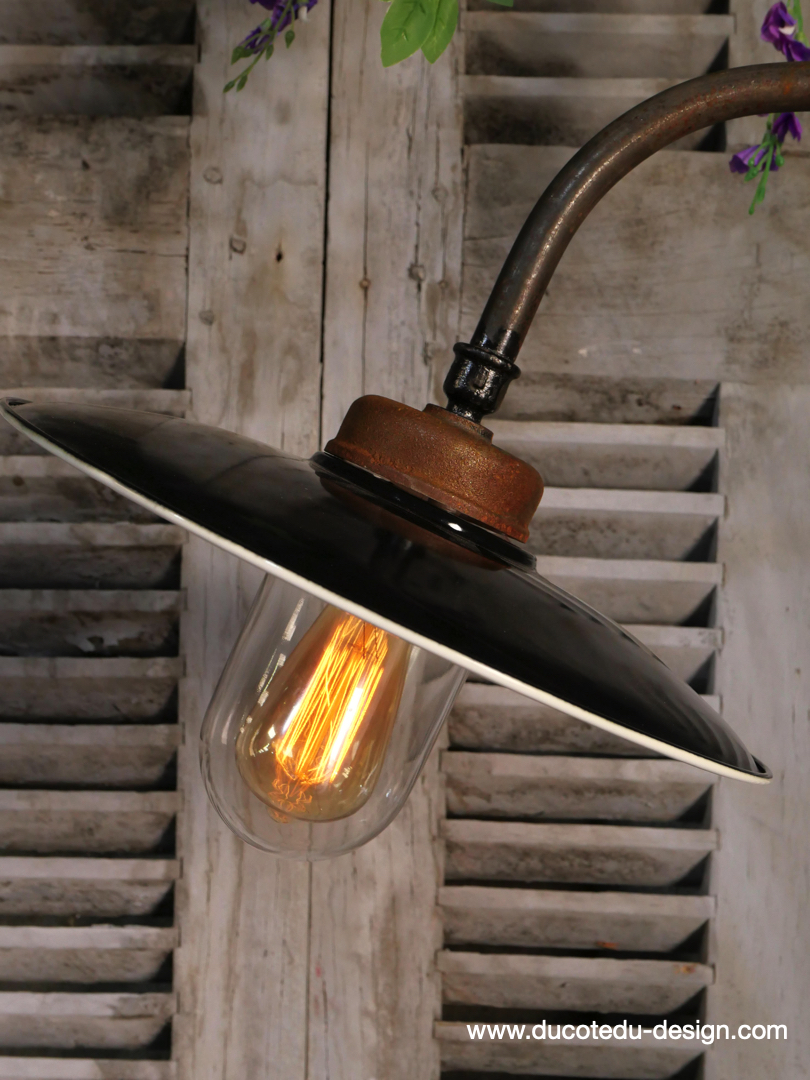 col de cygne applique lampe de cour traditionnelle tres grand exterieur – Image 9