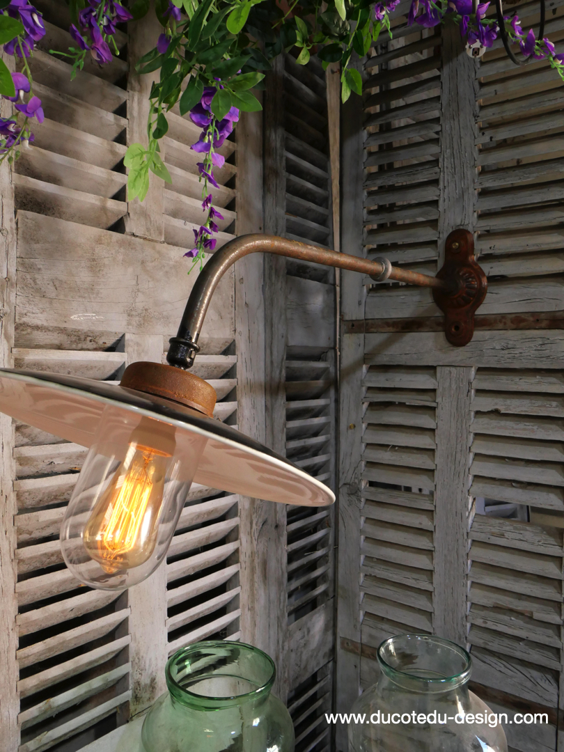 col de cygne applique lampe de cour traditionnelle tres grand exterieur – Image 10