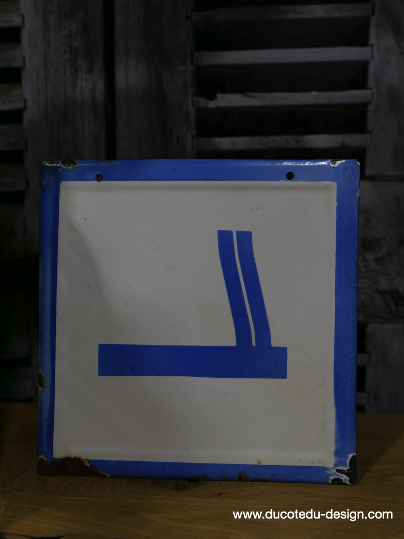 Plaque emaillee signalitique usine russe fumeur ref C100 – Image 3