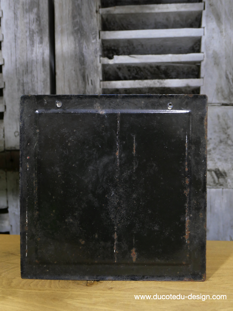 Plaque emaillee signalitique usine russe fumeur ref C100 – Image 4