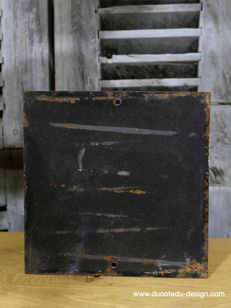 Plaque emaillee signalitique usine russe exctincteur ref C102 – Image 4