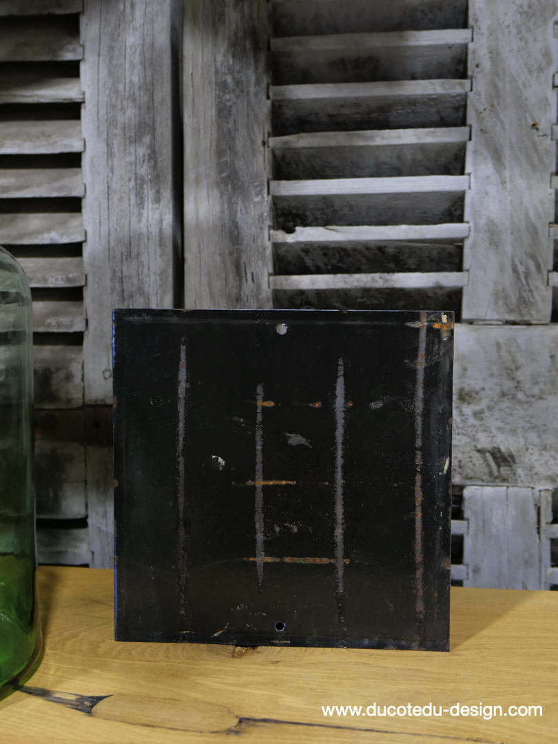 Plaque emaillee signalitique usine russe douche ref C103 – Image 4