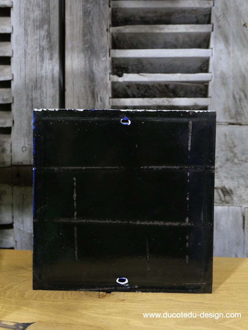 Plaque emaillee signalitique usine russe eau ref C104 – Image 4