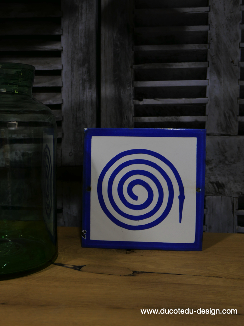 Plaque emaillee signalitique usine russe tuyau ref C105 – Image 2