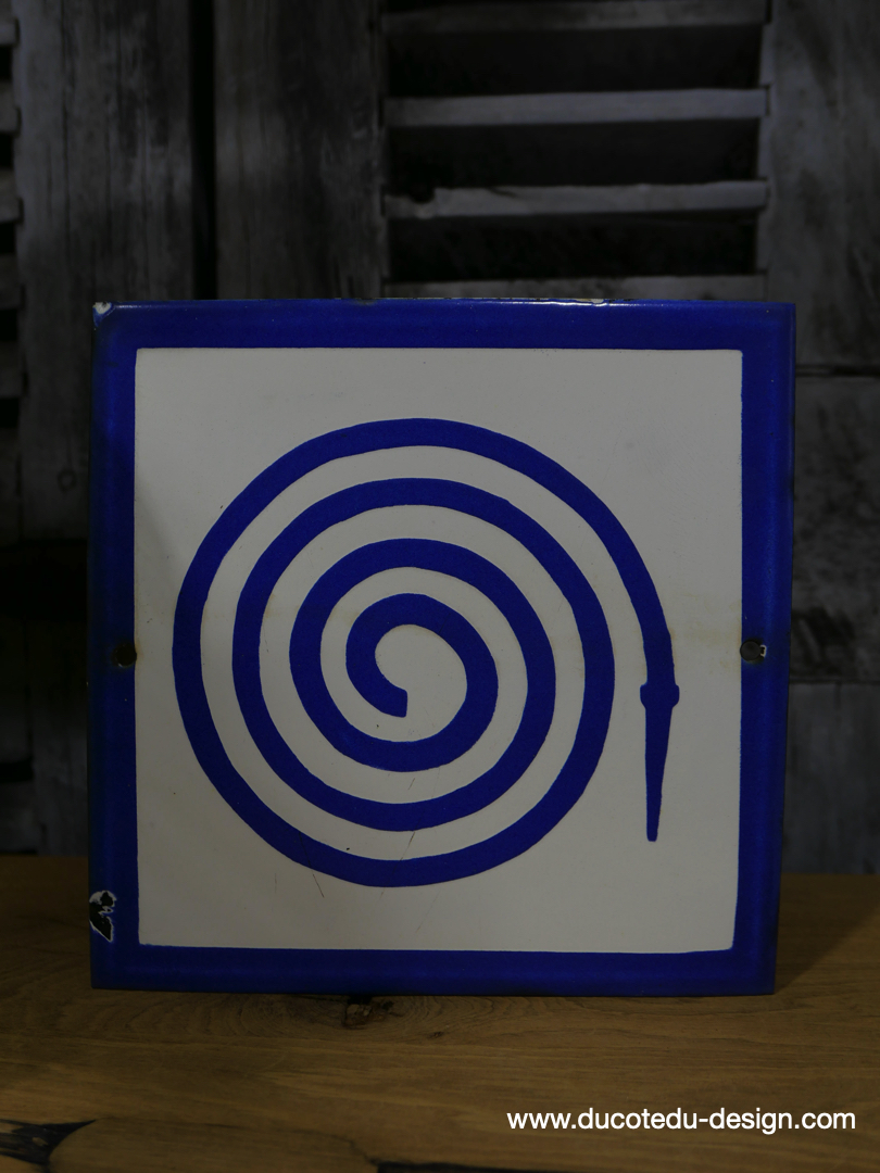 Plaque emaillee signalitique usine russe tuyau ref C105 – Image 3