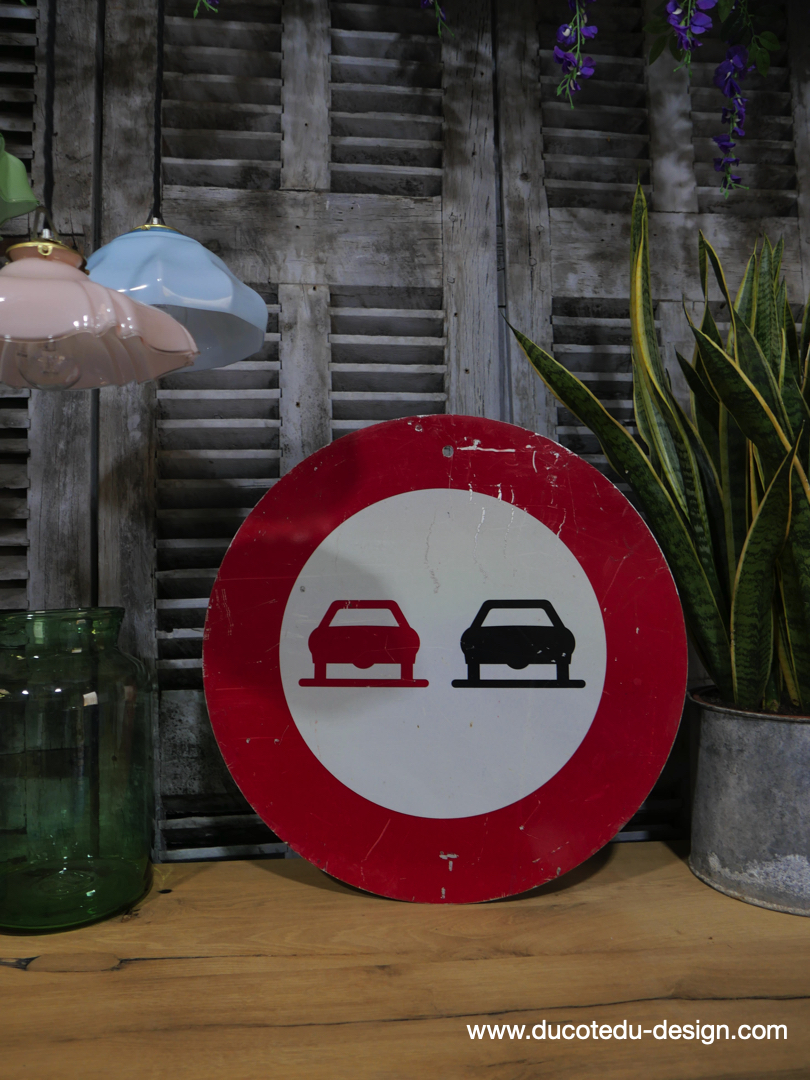 ancien panneau de signalisation Suisse depassement ref d1 – Image 2