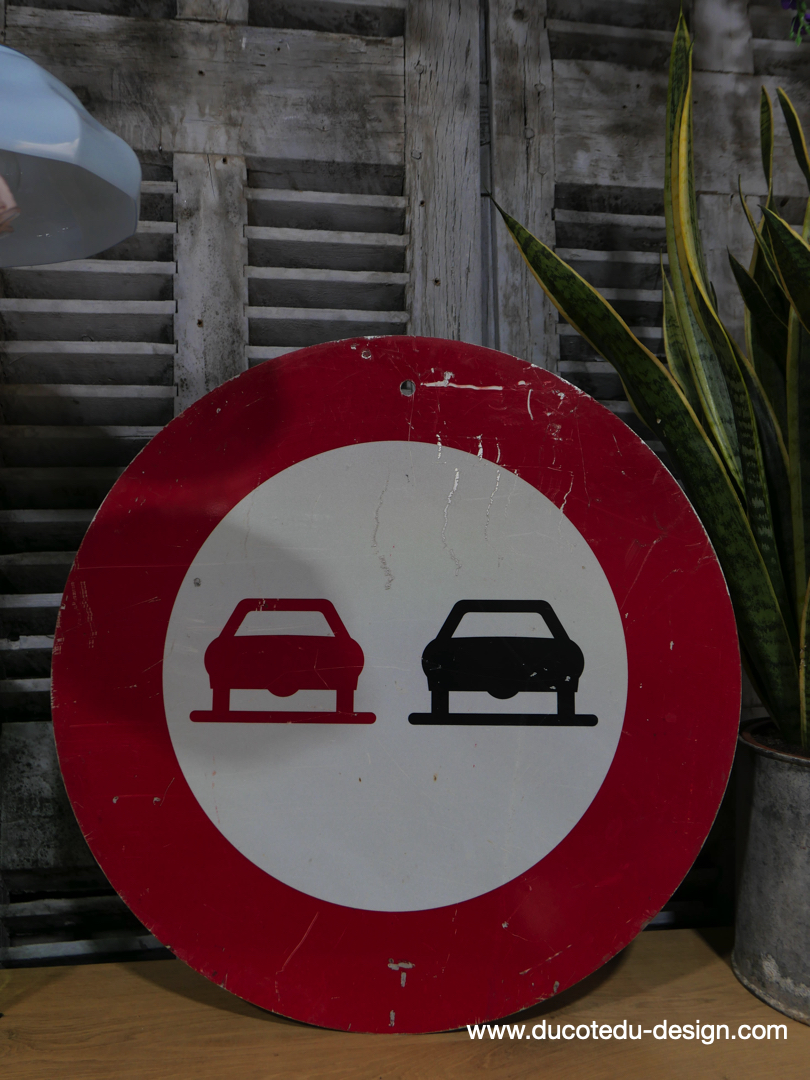 ancien panneau de signalisation Suisse depassement ref d1 – Image 3