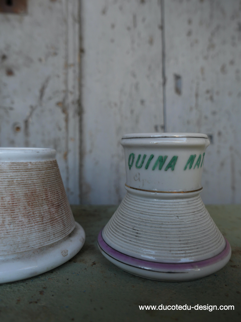 Pyrogene de cafe . lot de 2 grattoirs à allumette, publicite quina Albertin – Image 3