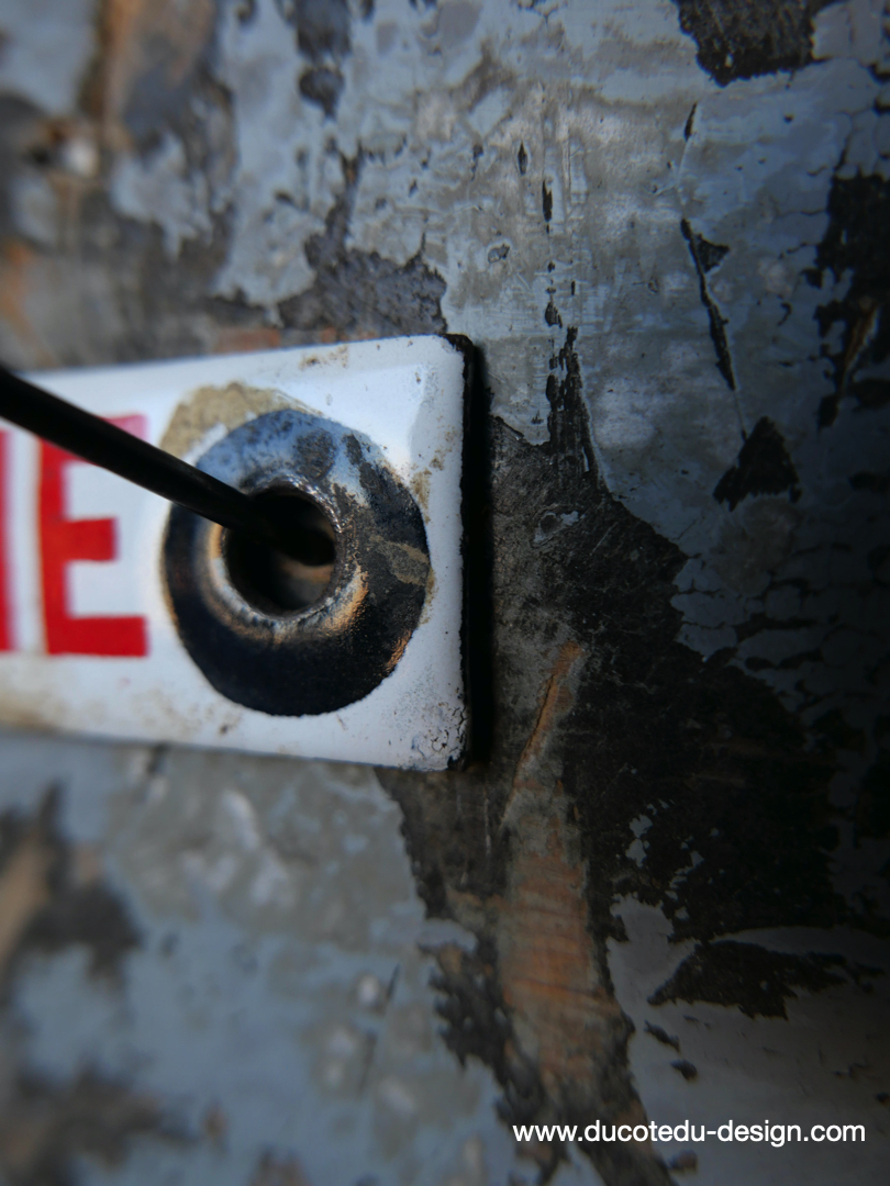 Ancienne plaque emaillee telephone d'alarme – Image 7