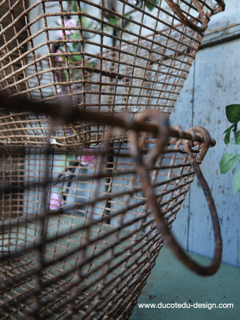 lot de 2 anciens paniers a huitres – Image 9