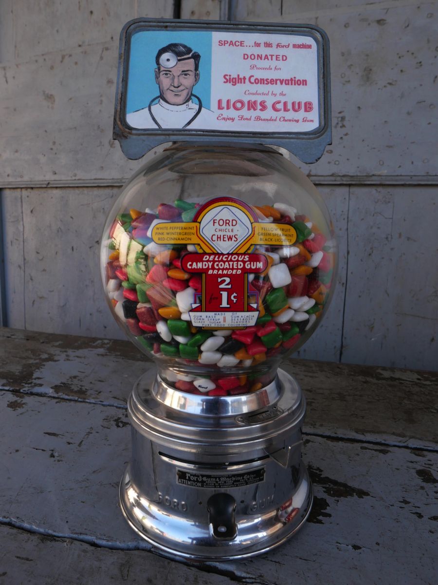 Distributeur à bonbon Ford Ball Gum 1950 hard candy – Image 2