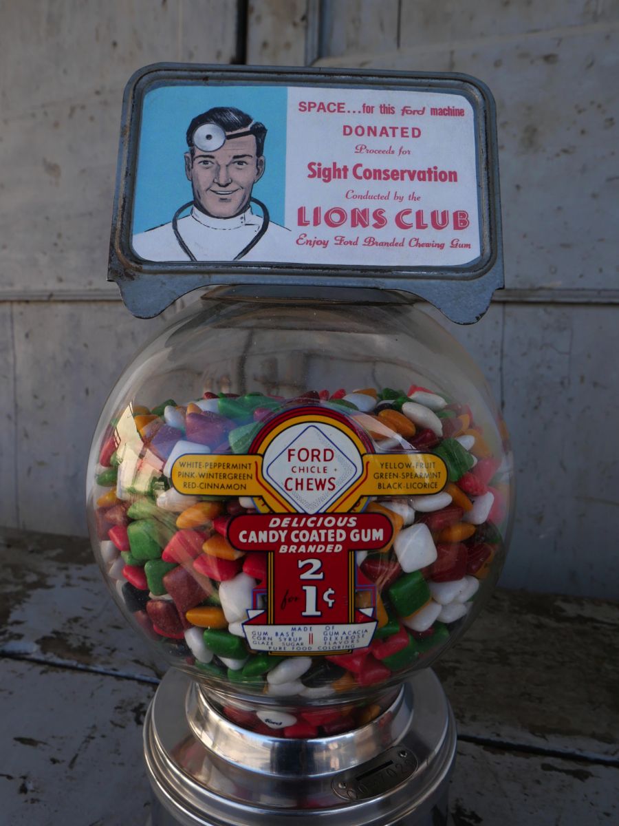 Distributeur à bonbon Ford Ball Gum 1950 hard candy – Image 3
