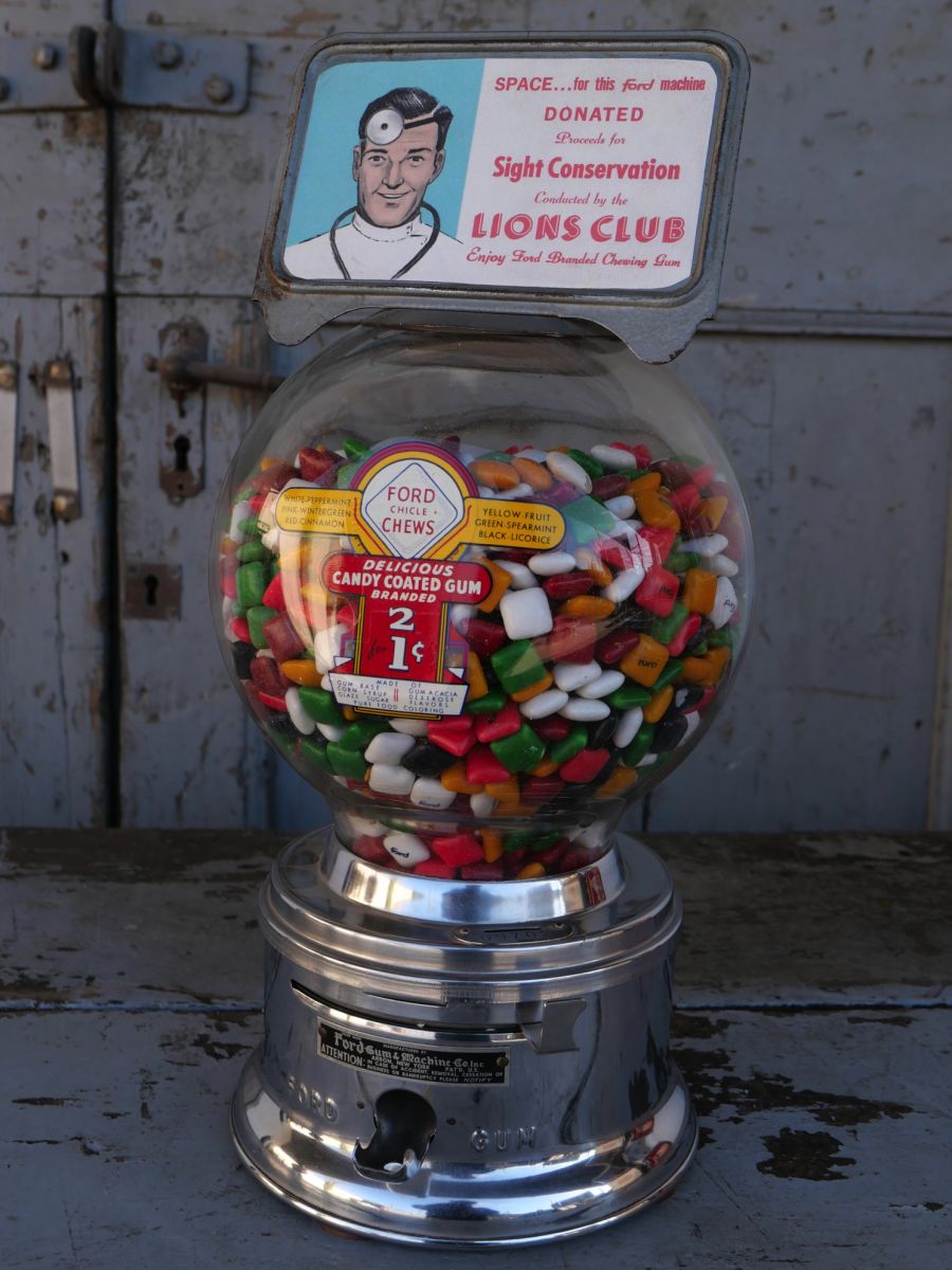 Distributeur à bonbon Ford Ball Gum 1950 hard candy – Image 8
