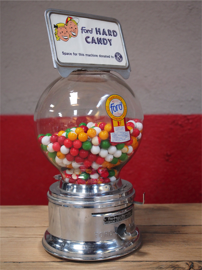 Distributeur à bonbon Ford Ball Gum 1950 Jaycees – Image 8