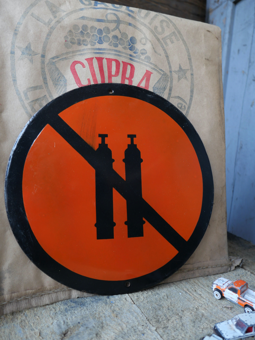 Grande plaque emaillee signalitique usine russe bouteilles – Image 2