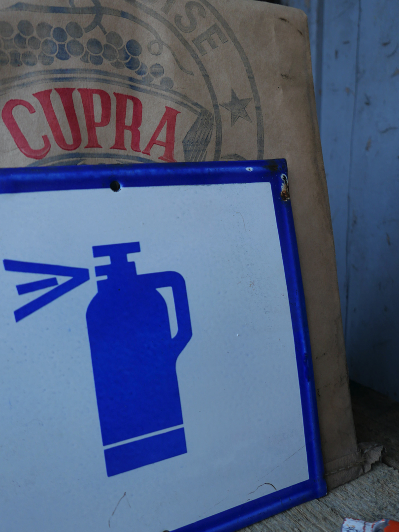 Grande plaque emaillee signalitique usine russe oxygene – Image 4