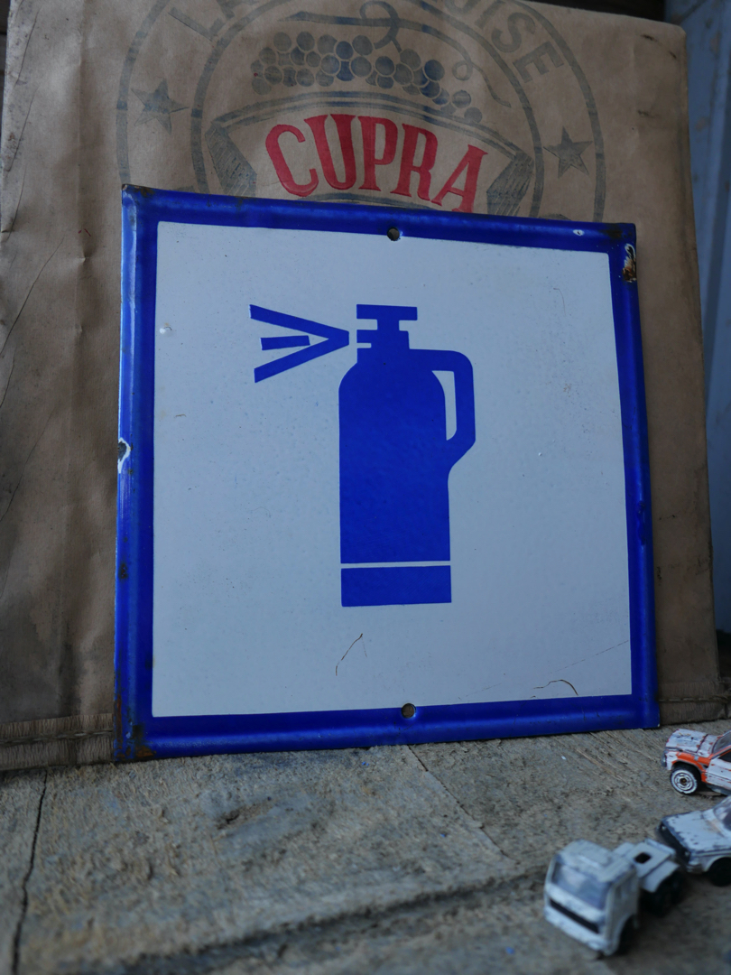 Grande plaque emaillee signalitique usine russe oxygene – Image 2