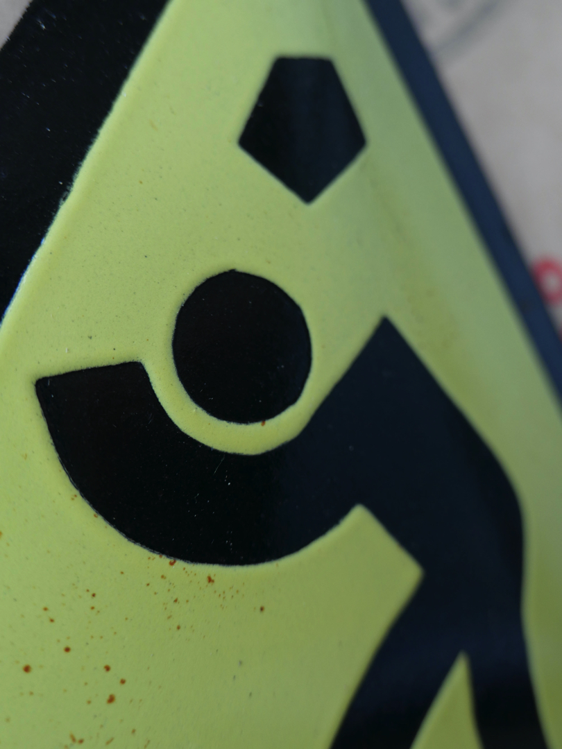 Plaque emaillee signalitique usine russe triangle danger – Image 4