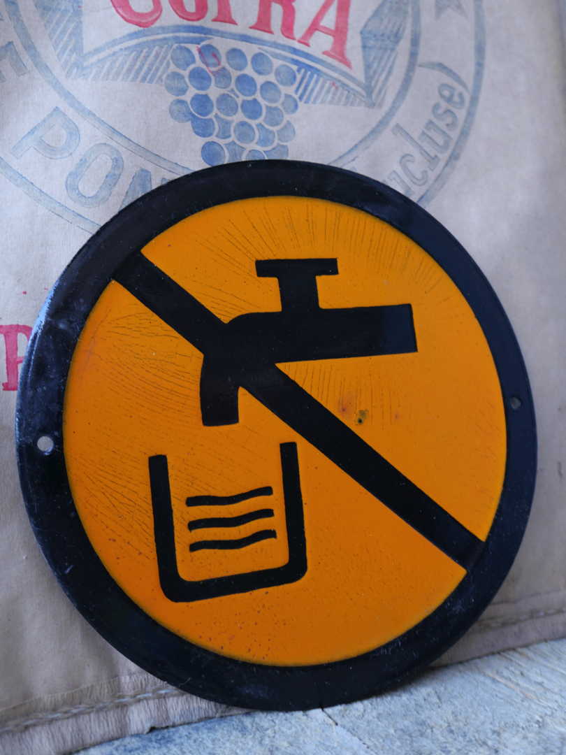 plaque emaillee usine russe eau non potable – Image 2