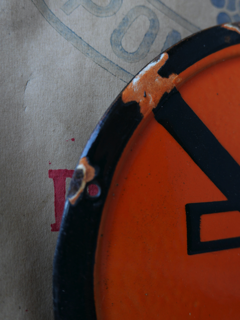 plaque emaillee usine russe non fumeur – Image 3