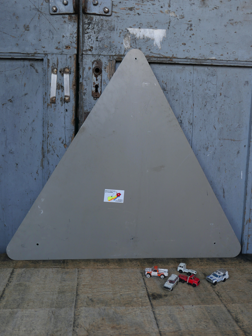 ancien panneau de signalisation Suisse voie – Image 7