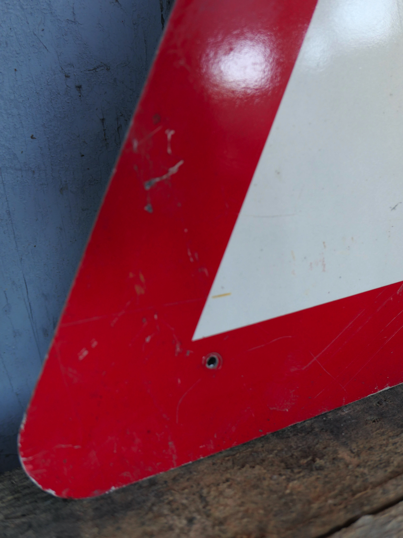 ancien panneau de signalisation Suisse voie – Image 4