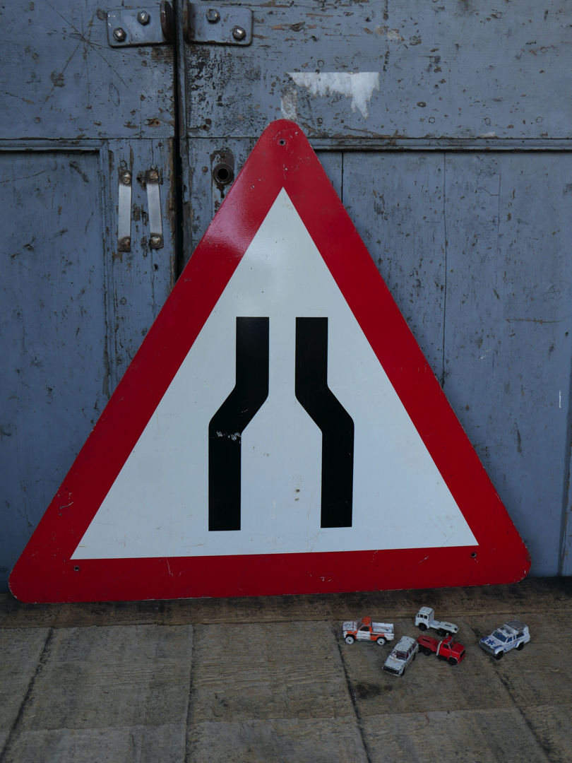 ancien panneau de signalisation Suisse voie – Image 2