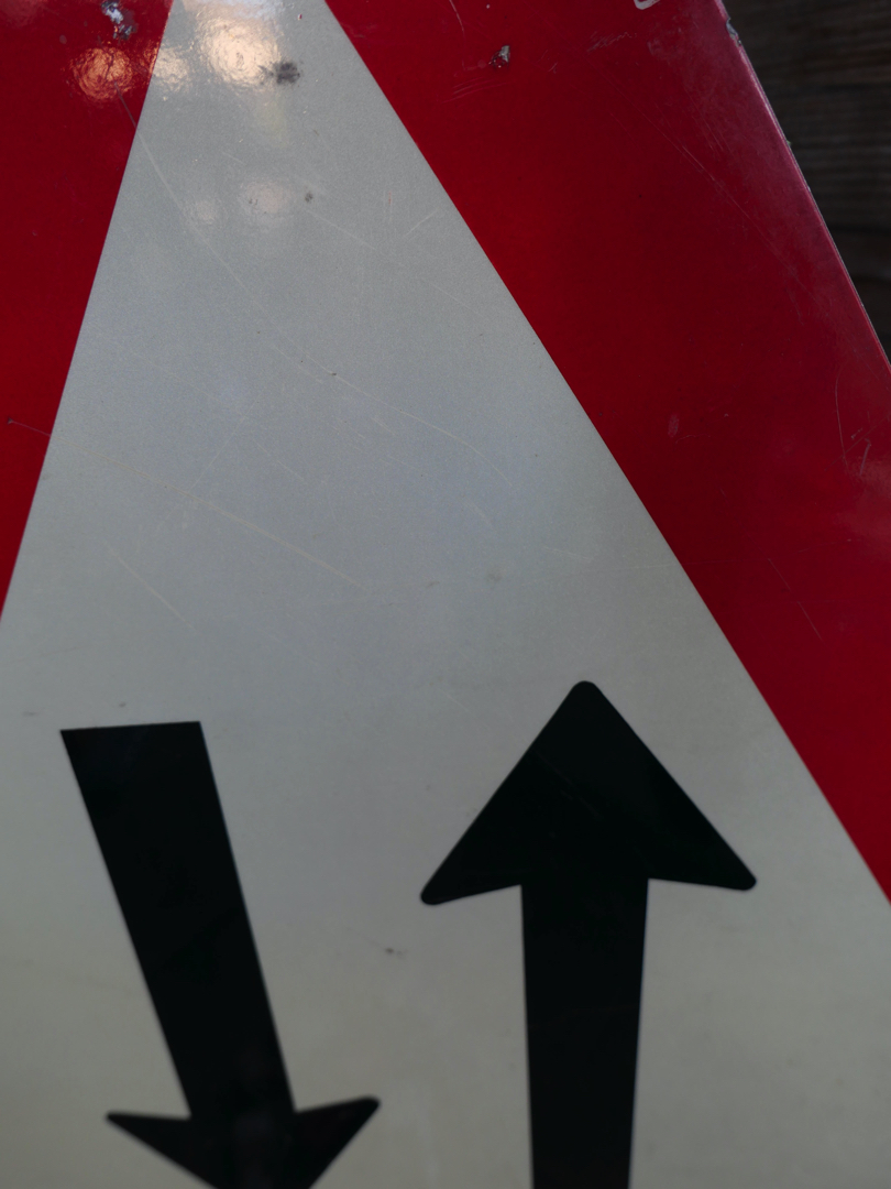 ancien panneau de signalisation Suisse danger – Image 6