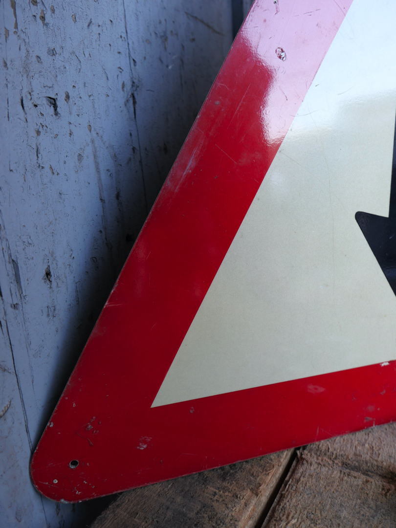 ancien panneau de signalisation Suisse danger – Image 5