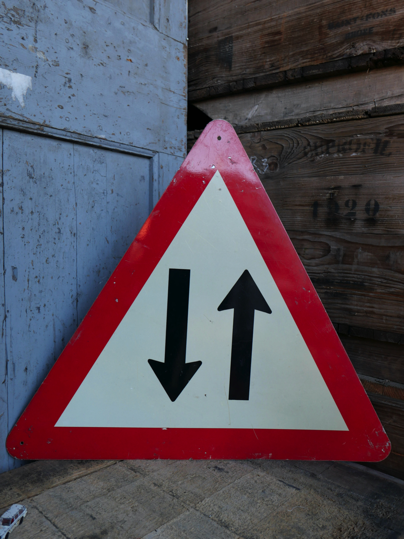 ancien panneau de signalisation Suisse danger – Image 4