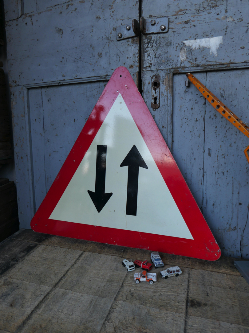 ancien panneau de signalisation Suisse danger – Image 3
