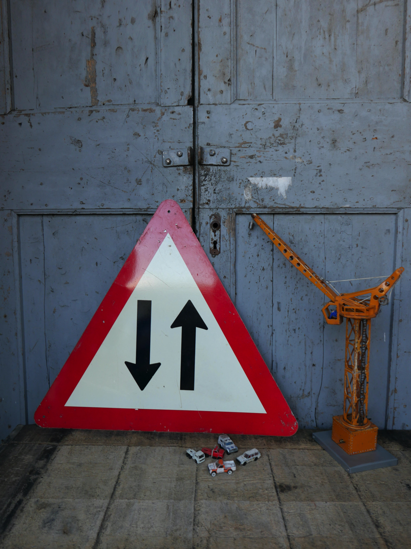 ancien panneau de signalisation Suisse danger – Image 2