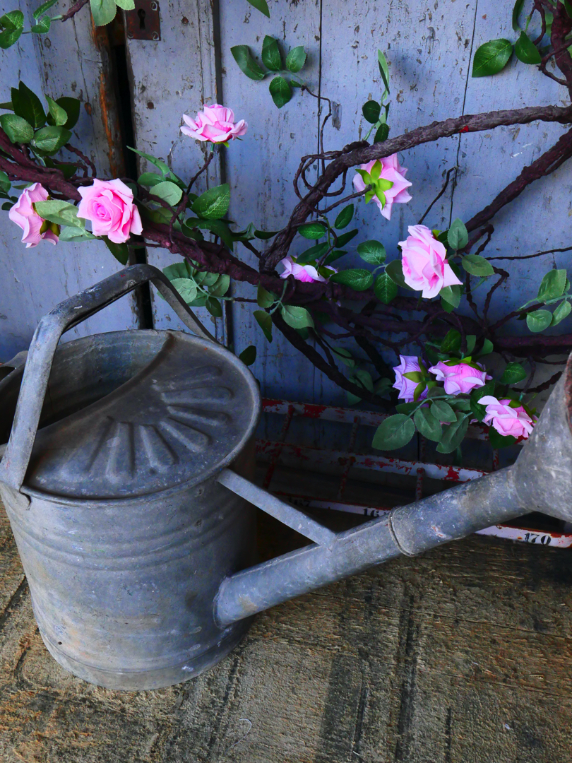 Arrosoir en zinc rouge ref 3 – Image 4