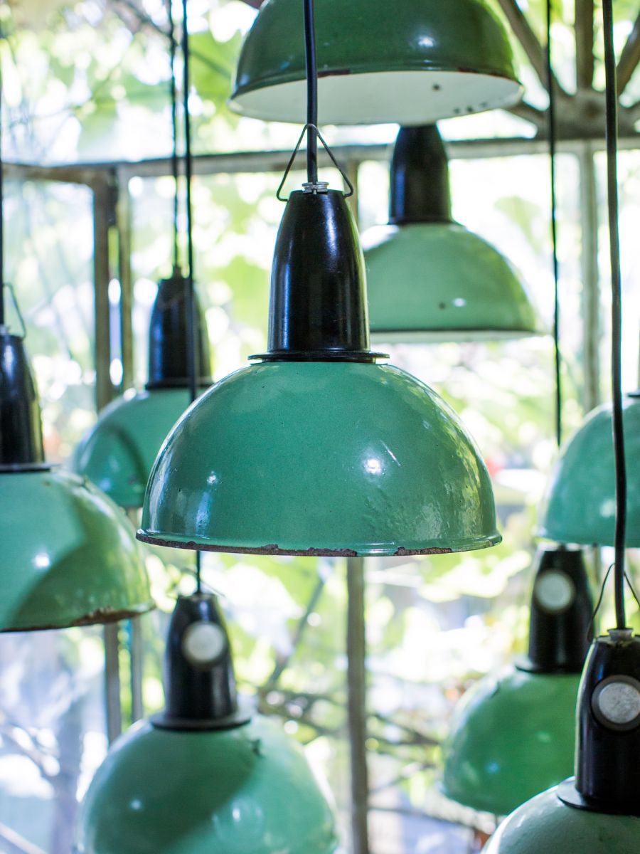 abat jour emaillee vert backelite origine Union Soviet – Image 2