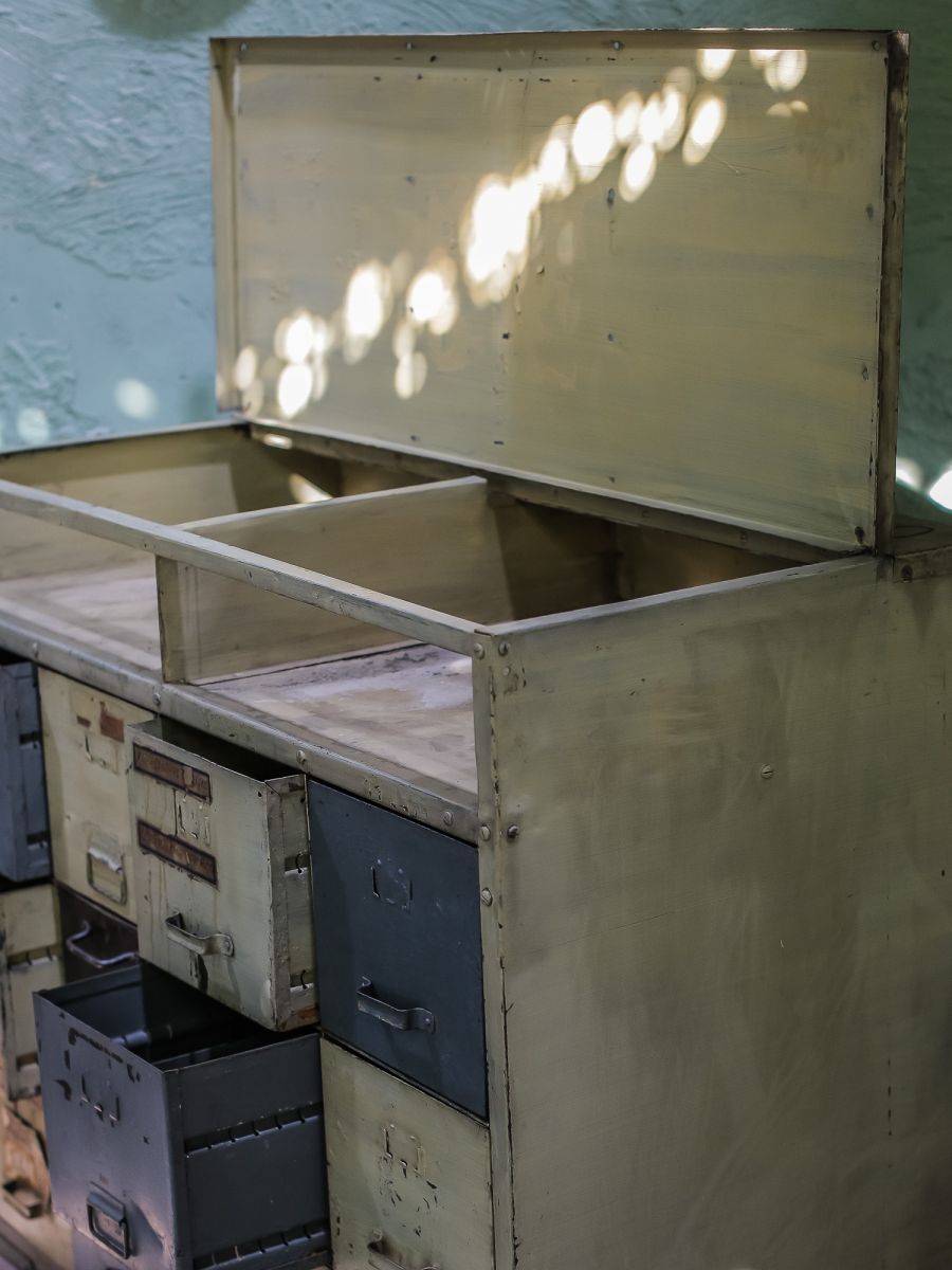 enfilade industrielle 12 compartiments atelier militaire – Image 8