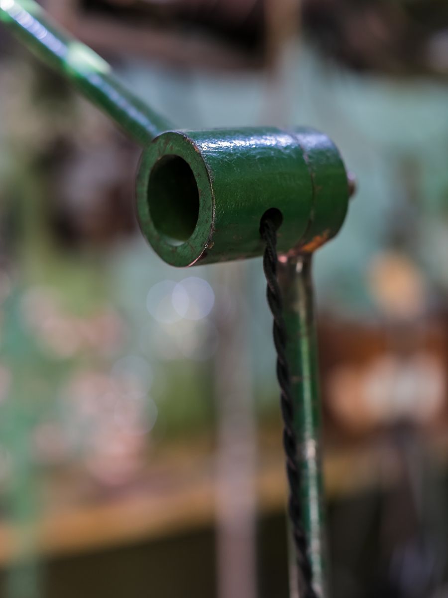 Lampe atelier R.g Levallois modele garagiste patine d'origine – Image 5