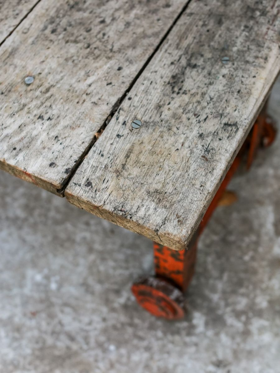 Table basse metal et bois industrielle – Image 3