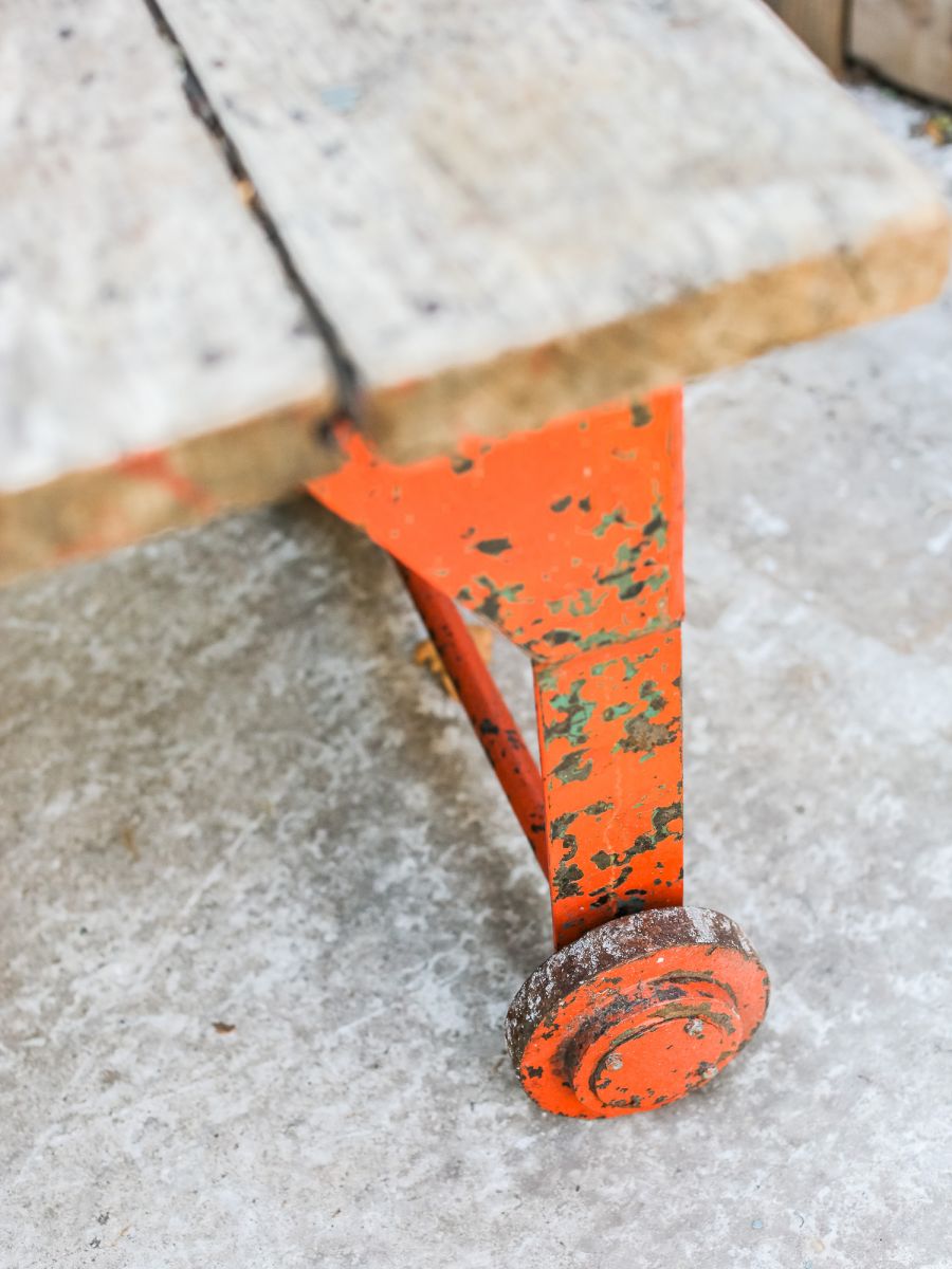 Table basse metal et bois industrielle – Image 4