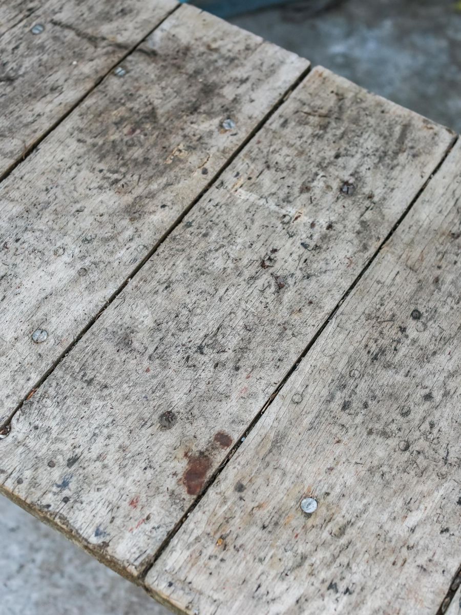 Table basse metal et bois industrielle – Image 5