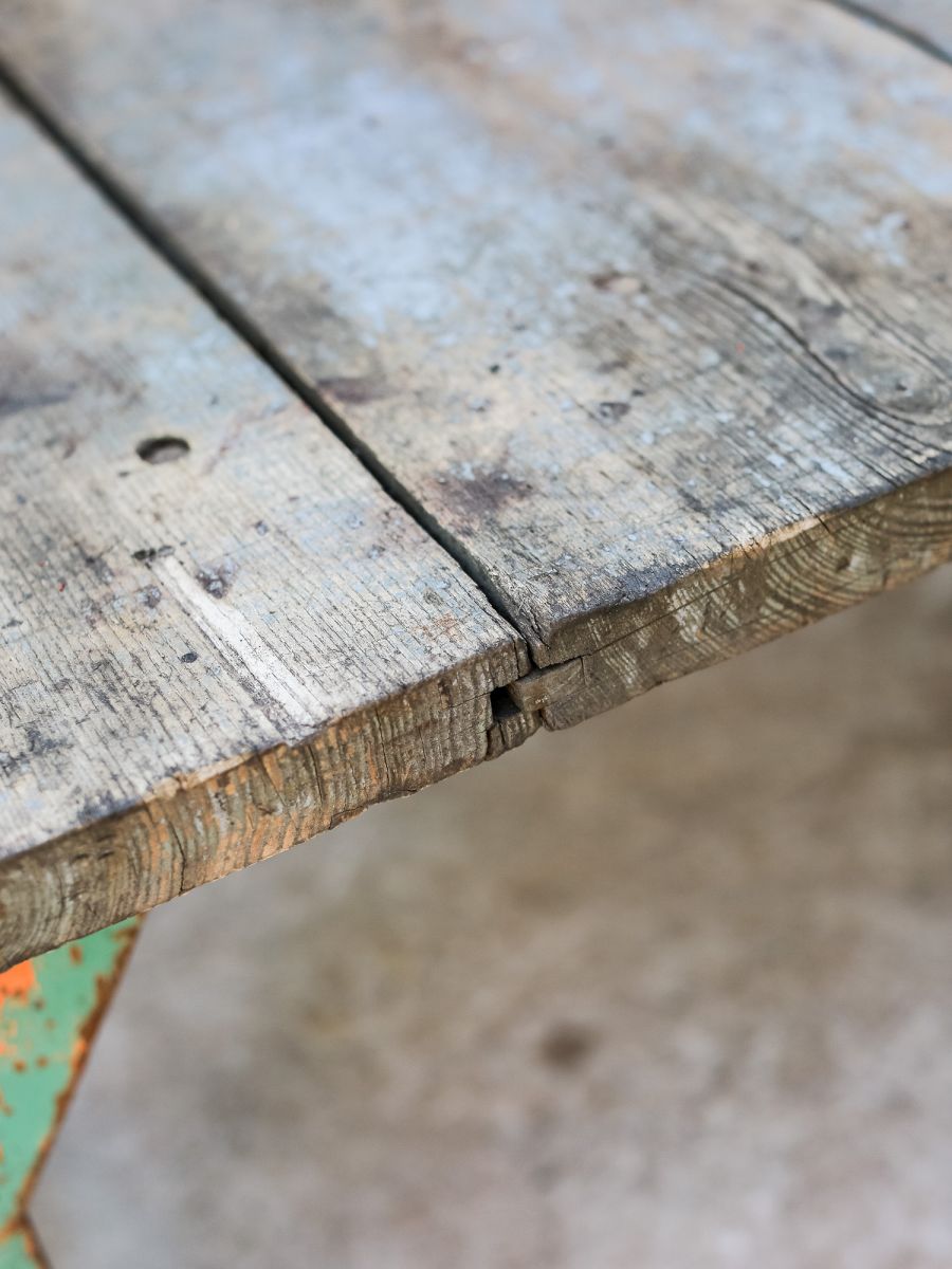 Table basse metal et bois industrielle – Image 4