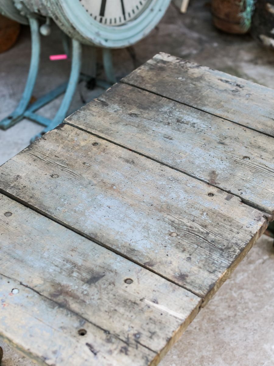 Table basse metal et bois industrielle – Image 7