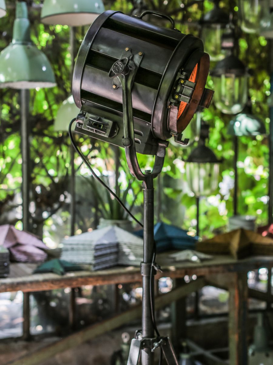 projecteur cinema hollywood Richardson 1950/60 pied cinema tripod – Image 8