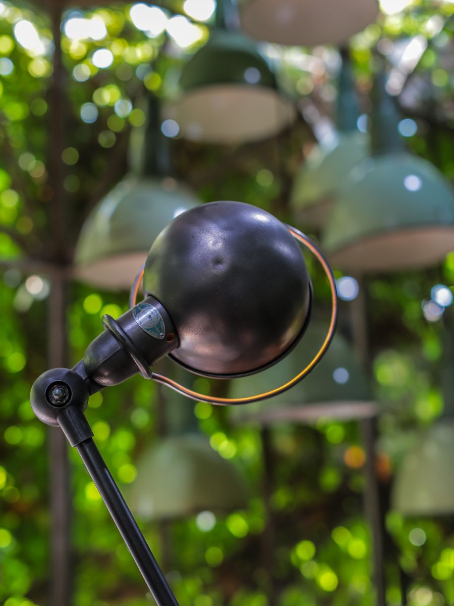 Lampe d atelier industrielle Jielde 5 bras polie graphite – Image 10